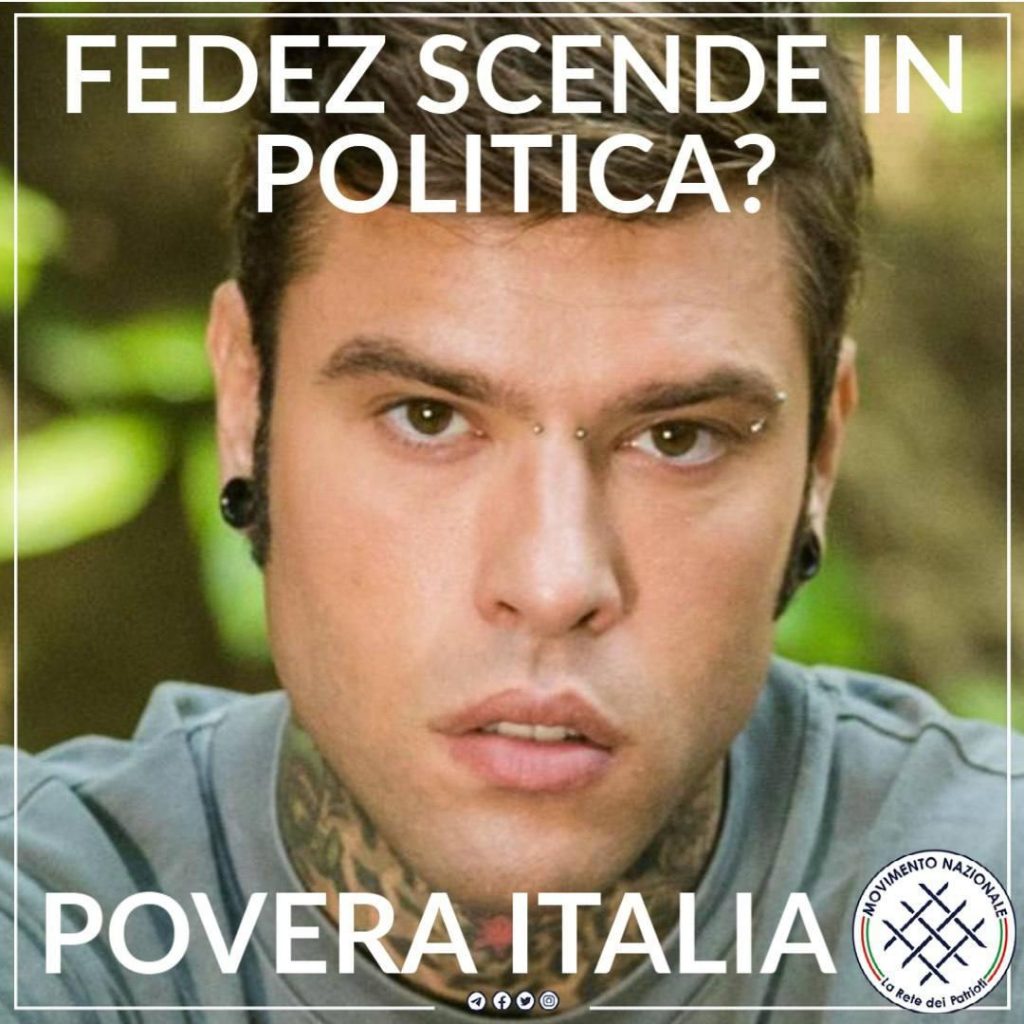 Fedez in politica